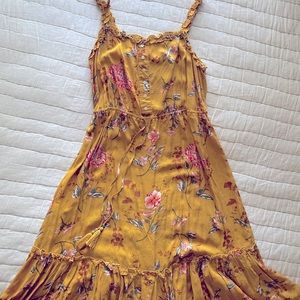 Indigo Rose Midi Dress